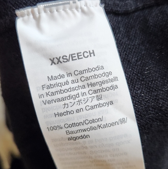 J. CREW Black & White Trim Front Pockets Button Down Cardigan Sweater Sz XXS - Picture 12 of 14